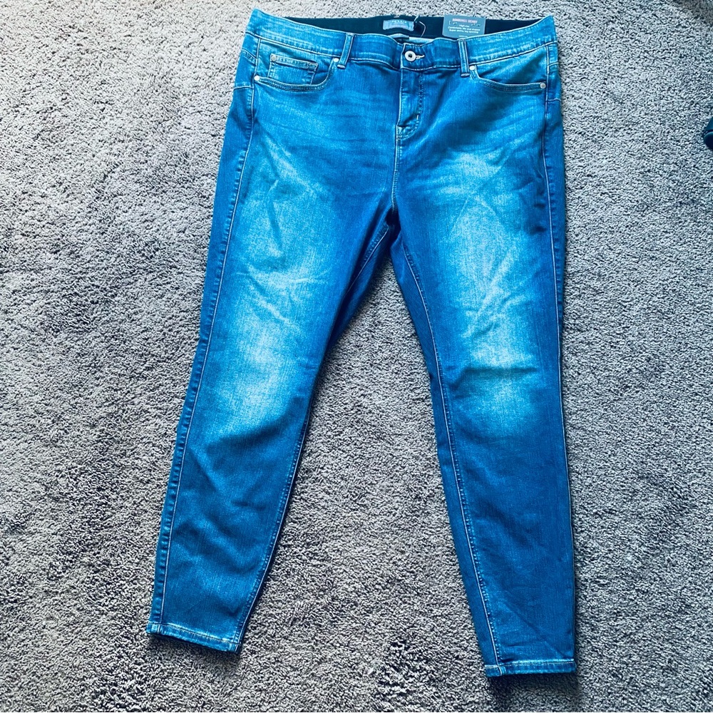 Torrid Women's Bombshell Skinny Premium Stretch Denim Blue Jeans Size 22R NWT